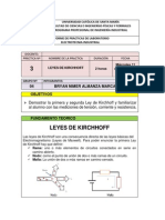 Practica #3 Las Leyes de Kirchhoff