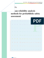 VTT P422 HRA Methods For Probabilistic Safety Assessment