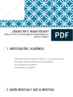 Traductor o Traductólogo PDF