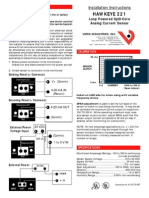 Hawkeye 221transductor de Alta Corriente Instalacion