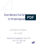 Direct Methanol Fuel Cell Systems For Portable Applications (Samsung)