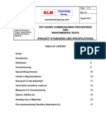 PROJECT STANDARD and SPECIFICATIONS Off Shore Commissioning Procedures Rev01web