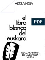 Libro Blanco Euskera