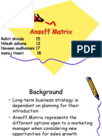 Ansoff Matrix