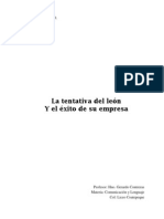 Fabula La Tentativa Del León y El Exito de Su Empresa