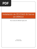 Instalación de Pentaho BI Server en ORACLE