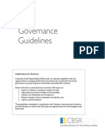 Governance Guidelines