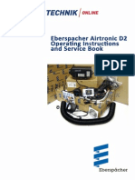 Eberspacher Airtronic D2 Instructions