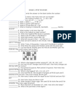 Grade 1 Mtap Reviewer PDF