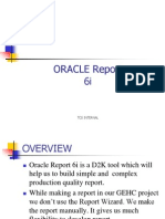 Training ORACLE REPORT 206i