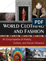 Orld Lothing Ashion: An Encyclopedia of History, Culture, and Social Influence