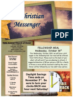 The Christian Messenger: October 27, 2013