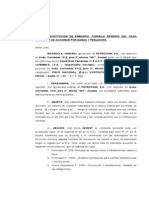 Solicita Sustitucion de Embargo. Formula Reserva Del Caso Federal y de Accionar Por Daños y Perjuicios