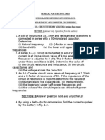 EEC232 Circuit Theory1 EXAM