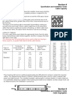 Cable Capacity Tables