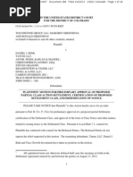 AS FILED Motion For Preliminary Approval of Partial Settlement PDF