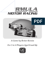 Formula Motor Racing Rules