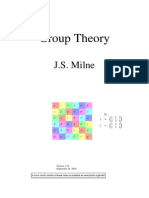 Group Theory - J.S. Milne PDF