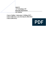 Thermo Fluid Lab Manual PDF