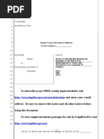 Sample California Renewal of Motion Under Code of Civil Procedure Section 1008 (B)