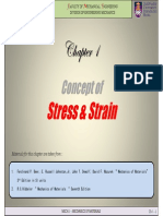 1-Concept of Stress and Strain PDF