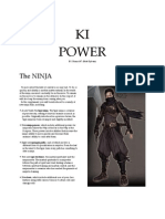 Ki Power (4th Edition Ninja Class Supplement)