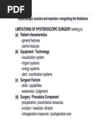 Hysteroscopic Limitations PDF