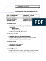 Strain Life Analysis - Intro - Difference Between HCF N LCF PDF