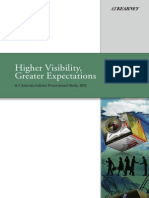 Higher Visibility, Greater Expectations: A.T. Kearney Indirect Procurement Study, 2010