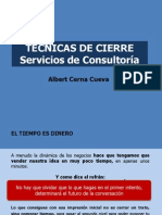 Tecnicas de Cierre de Servicios de Consultoria