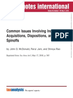 Tax Implics of Mergers Acquisitions PDF