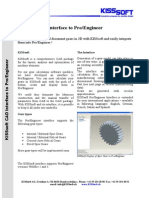 The Kisssoft Interface To Pro/Engineer