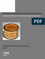 Bodily Functions in Performance: A Study Room Guide On Shit, Piss, Blood, Sweat and Tears (2013)