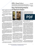 605 - Washington DC Navy Yard Shooting Linked To Attempted Arrest of Obama For Treason PDF