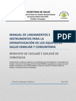 Lineamientos Operativos Equipos de Salud Familiar Comunitario Mafe Taulabe