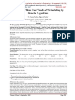 Optimizing Time Cost Trade Off Scheduling by Genetic Algorithm