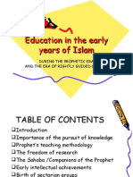 Education in The Early Years of Islam