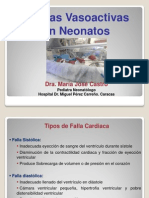 Drogas Vasoactivas Neonato - REDVENEO