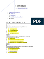 Act 12 Lección Evaluativa No. 3 LOGISTICA INTEGRAL