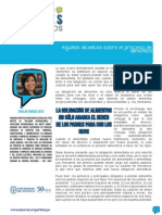 Algunos Alcances Sobre El Proceso de Alimentos