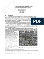 Design and Construction Highway Piers With Interlocking Hoops in Japan