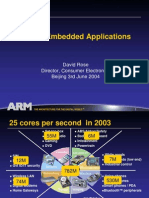 ARM in Embedded Applications - David Rose@ARM