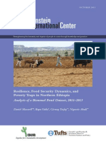 Resilience, Food Security Dynamics, Andpoverty Traps in Northern Ethiopia. Analysis of A Biannual Panel Dataset, 2011-2013