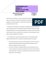 Batería de Actividades para Trabajar El ESQUEMA Corporal en Retraso Mental