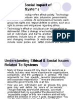 Ethical and Social Impact of Information Systems