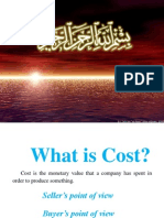 Cost Analysis and Estimation