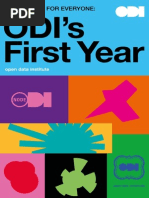 ODI's First Year: Annual Report