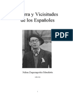 Zugazagoitia Julian - Guerra Y Vicisitudes de Los Espa Oles