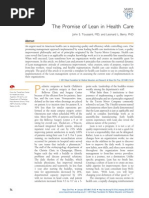 1.the Promise of Lean in Healthcare Article PDF