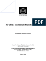 3D Affine Coordinate Transformations: Constantin-Octavian Andrei